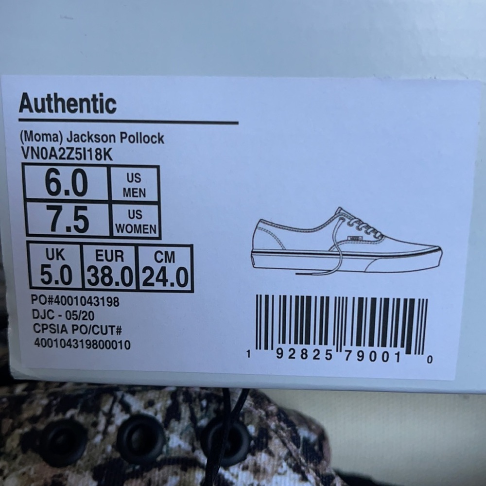 Vans Authentic Museum of Modern Art Jackson Pollock WMNS - Picture 16 of 16